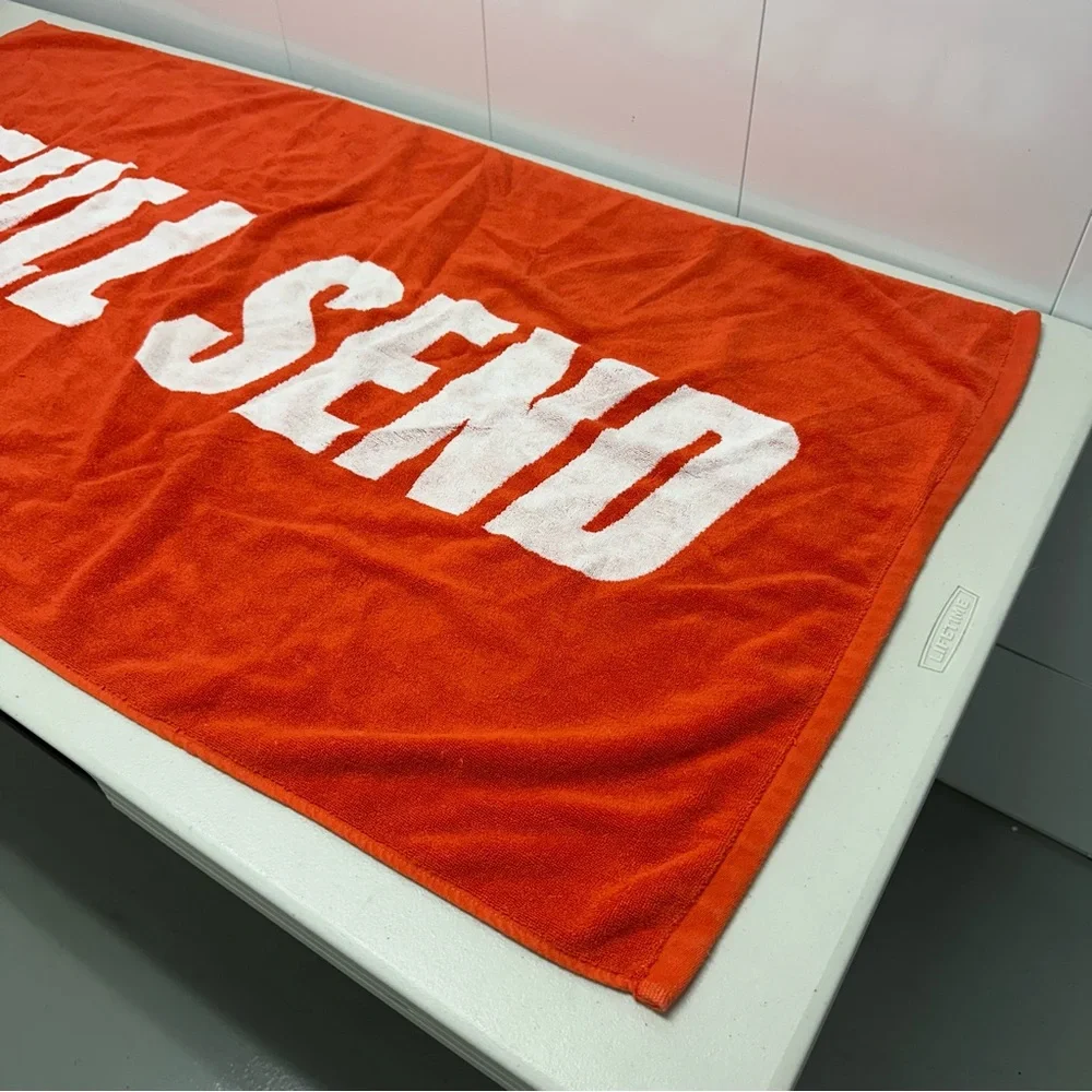 Full Send Nelk Boys Red Beach Towel